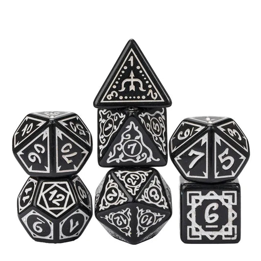 White Druid Design 7-Dice Set - Major Dice