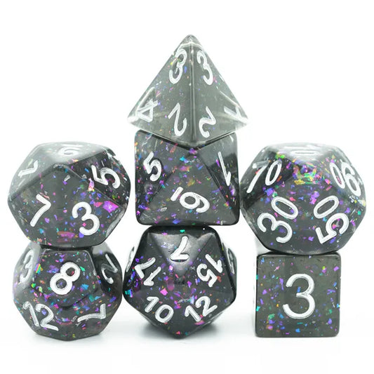 Cloud Brocade 7-Dice Set - Major Dice