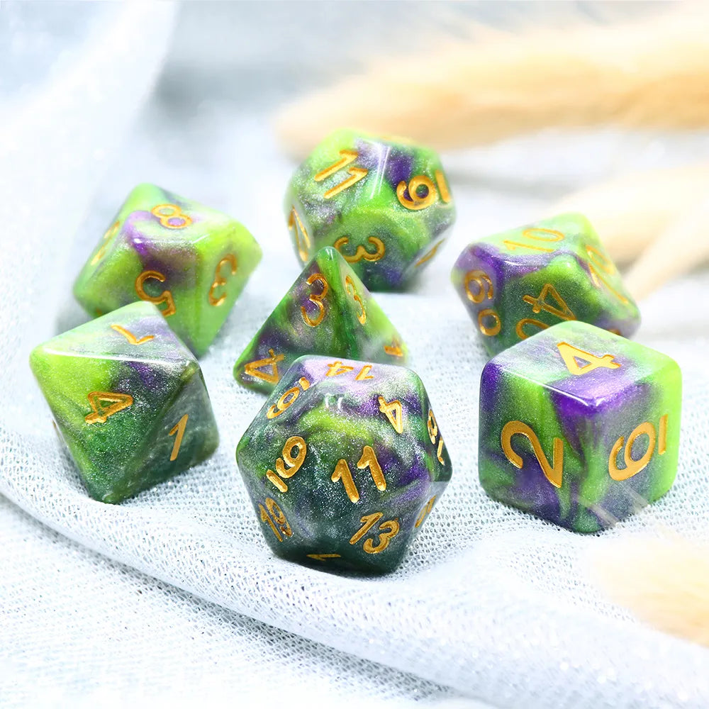 Royal Viper Galaxy 7-Dice Set - Major Dice