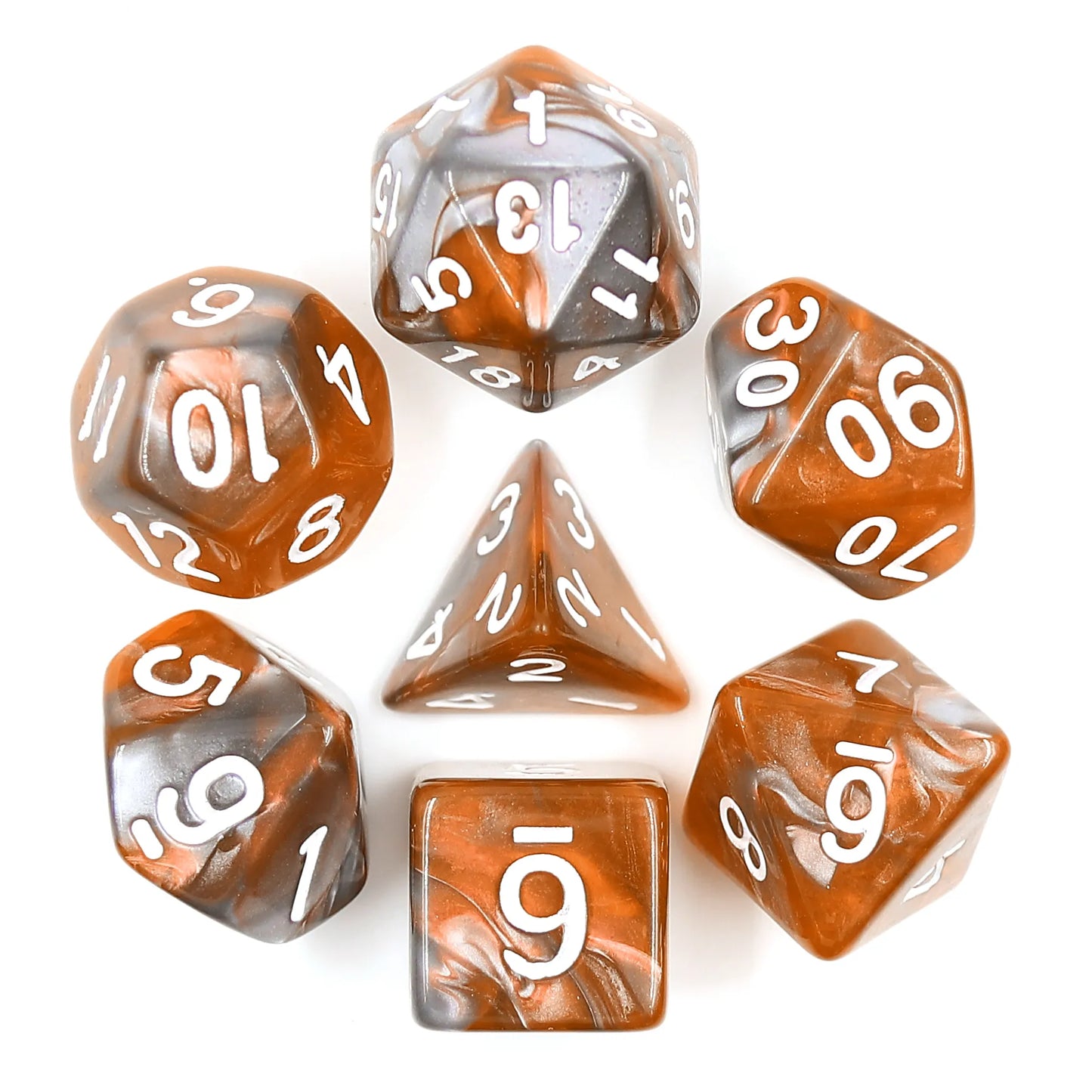 Amber Shard 7-Dice Set - Major Dice