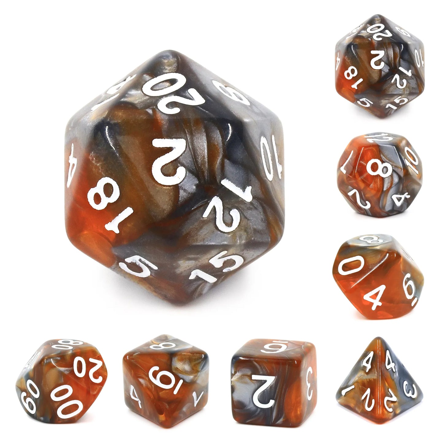 Amber Shard 7-Dice Set - Major Dice